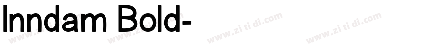 Inndam Bold字体转换